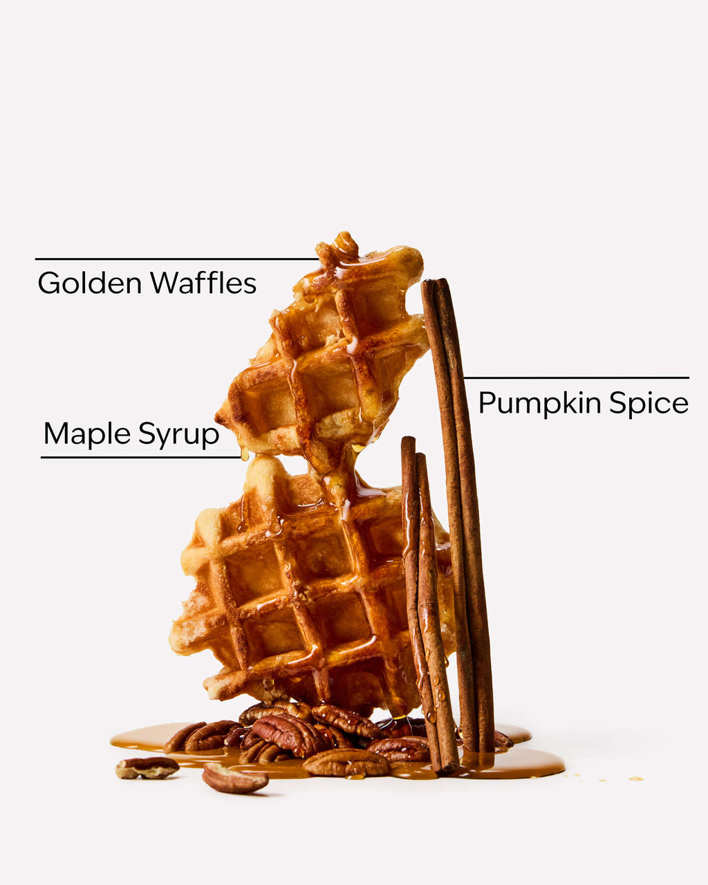 Pumpkin Pecan Waffles Vela